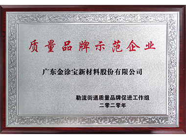 質量品牌示範企業