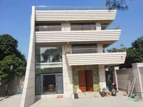 蜜桃视频仿石漆-逢簡（jiǎn）水鄉自建房外牆翻（fān）新